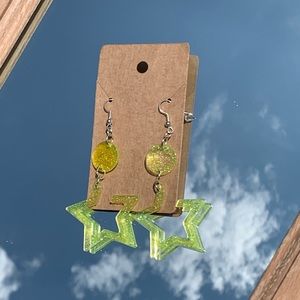 handmade resin earrings